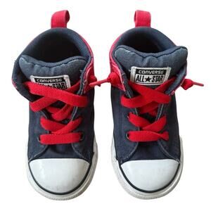 Converse All Star Chuck Taylor High Top Blue, Red, White 8